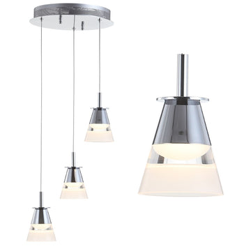 Alain Adjustable Metal Integrated LED Pendant